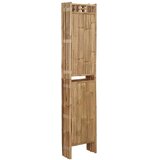 Sobna pregrada s 5 panela od bambusa 200 x 180 cm | shoptok.hr