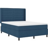  LED Box Spring Krevet s madracem Plava 140 x 190 cm tkanina | shoptok.hr