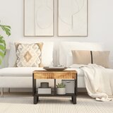 vidaXL Klubska mizica 55x50x40 cm trden mangov les Cene