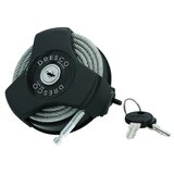 Dresco Zložljiva ključavnica (Dolžina: 100 cm, Premer: 4 mm) | Shoptok.si