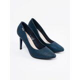 GOODIN Navy blue stiletto heels with gloss | Shoptok.si