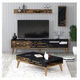 Hanah home valensiya walnut black marble | ePonuda.com