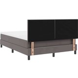  Konstrukcija kreveta s madracem Siva 160 x 200 cm Umjetna koža | shoptok.hr