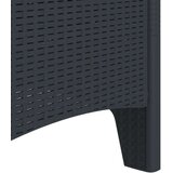  Vrtna stolica Set od 2 Antracit Krem bijela Plastični ratan | shoptok.hr