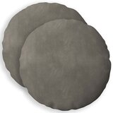  Presvlaka za jastuk 2 pcs HEERLEN Svjetlosiva Ø 30 cm Baršun | shoptok.hr