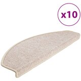  Prostirke za stepenice 10 kom 65x24x4 cm taupe poluokrugle velike | shoptok.hr