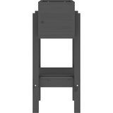  Vrtna sadilica siva 62 x 30 x 69 cm od masivne borovine | shoptok.hr