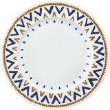 Tognana set plitkih tanjira madison, 27 cm, 6 komada, belo-plavi Cene