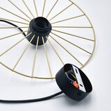  Visilica na sajli MONTANA 1xE27/15W/230V prečnika 30 cm zlatna/crna | Eponuda.com
