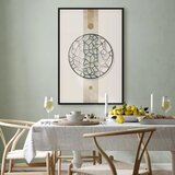  Slika - Circle with Artistic Details (1-part) - Abstract Shape 40x60 | shoptok.hr