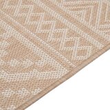  Vanjski tepih ravnog tkanja 80 x 250 cm smeđe pruge | shoptok.hr