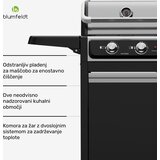 Blumfeldt ElectricPro električni žar, Zmogljiv, Zložljive stranske mizice, Vgrajen termometer | Shoptok.si