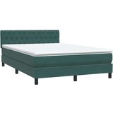  Krevet s oprugama i madracem tamnozeleni 160x210 cm baršunasti | shoptok.hr