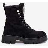Boto Women's workery with crystals on tongue black Rosira | Shoptok.si