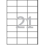 Optima etikete 652, 70 x 42,3 mm | Shoptok.si