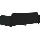vidaXL Dnevni krevet na razvlačenje s ladicama crni 90 x 190 cm baršun | shoptok.hr