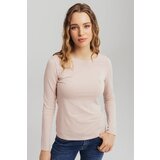 Legendww zenska basic majica dugih rukava u svetlo roze boji | ePonuda.com