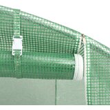  Staklenik s čeličnim okvirom zeleni 60 m² 12 x 5 x 2,3 m | shoptok.hr