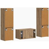  Set TV komoda 5 pcs Umjetnički hrast Konstruirano drvo | Shoptok.si