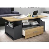 MID.YOU Klubska Miza Junata, Antracit, Barva Hrasta | Shoptok.si