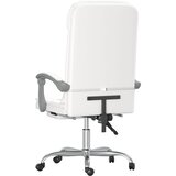  Masažni uredski naslonjač od umjetne kože bijeli | shoptok.hr