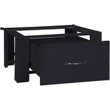  Pedestal za pralni stroj Črna 64 x 55 x 32.5 cm Jeklo, (5000111090) | Shoptok.si