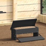 Feeder s nogom za piliće Crna 48,5 x 39,5 x 19 cm u