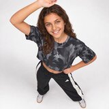 Adidas Majice s kratkimi rokavi SPORT ICONS ALLOVER PRINTED CROPPED T-Shirt Črna | Shoptok.si