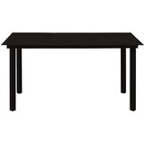  7-dijelni vrtni blagovaonski set od PVC ratana crni | shoptok.hr
