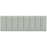  Jastuk za uzglavlje Hanko svjetlosivi 120 cm baršunasti | shoptok.hr