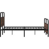 vidaXL Okvir kreveta bez madraca smeđa boja hrasta 120x200 cm drveni | shoptok.hr