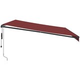 Tenda na automatsko uvlačenje bordo 500 x 350 cm | Eponuda.com