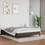 vidaXL Posteljni okvir rjav 140x200 cm umetno usnje Cene