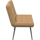  Klupa smeđa 110x74x84 cm baršunasta | shoptok.hr