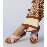 Gemre Pink braided women's flip-flops Ellinara | shoptok.hr