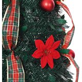  Umjetno božićno drvce s 200 LED svjetlima Zelena 215 cm PVC | shoptok.hr