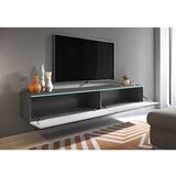 P & B nizka omarica lowa, antracit, bela, led | Shoptok.si