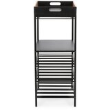 YES EVERYDAY Crna metalna vitrina za vino broj boca 15 kom, 48,5x84,5x34 cm Isaac – | shoptok.hr