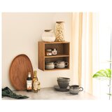 House Nordic Polica s više razina od punog hrasta u prirodnoj boji 18 cm Townsville – | shoptok.hr