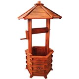  Drveni bunar za vrt - ukras 120 cm | shoptok.hr