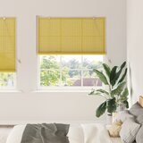 vidaXL Zavjese i sjenila sa zavjesama Žuta 140 x 220 cm bambus | shoptok.hr
