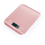 INF Kuhinjska elektronska tehtnica v rožnato zlati barvi s funkcijo tare in baterijo 10 kg/1 g, (5000072060) | Shoptok.si
