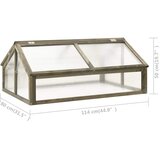  Staklenik sivi 114 x 80 x 50 cm od jelovine | shoptok.hr
