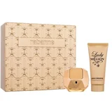 Paco Rabanne Lady Million set1: EDP 80 ml + losion za tijelo 100 ml + limenka za žene