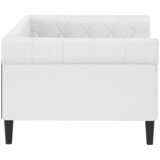 Dnevni krevet bijeli 90 x 200 cm od umjetne kože | shoptok.hr