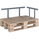  Naslon za sofu od paleta svjetlosivi 110 cm željezni | shoptok.hr