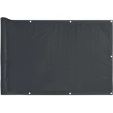 Balkonski zaslon za privatnost antracit 500 x 120 cm PVC | Eponuda.com