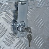 Aluminijska kutija 610 x 430 x 455 mm srebrna | shoptok.hr