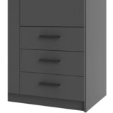 MID.YOU OMARA ZA OBLAČILA, siva | Shoptok.si
