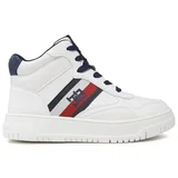 Tommy Hilfiger STRIPES HIGH TOP LACE-UP Bijela